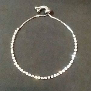 Crystal diamond like luxury bracelet. Dainty.